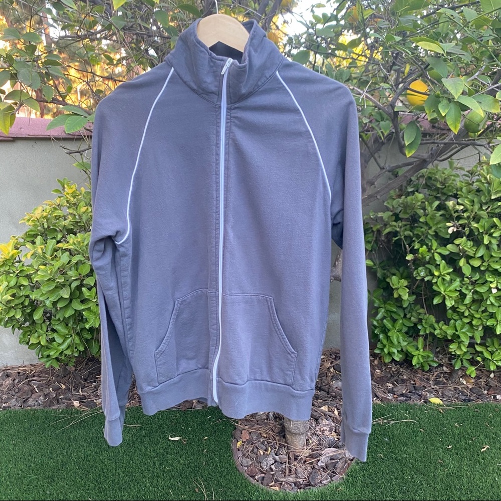 AMERICAN APPAREL Fat Rabbit Farm Zipper Sweatshirt - Picture 12 of 13